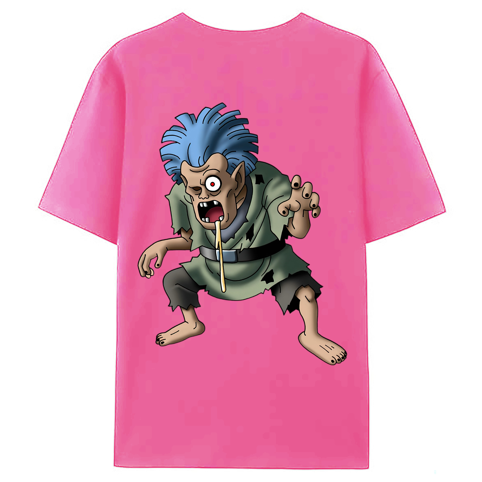 （画像用） ドラゴンクエスト Doragon Kuesuto Dragon Quest レディース半袖Tシャツ(バックプリント)